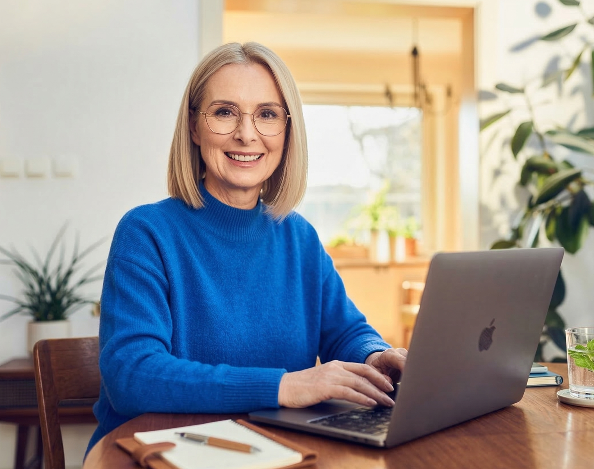 Mia Kaufmann – konzentriert und lächelnd